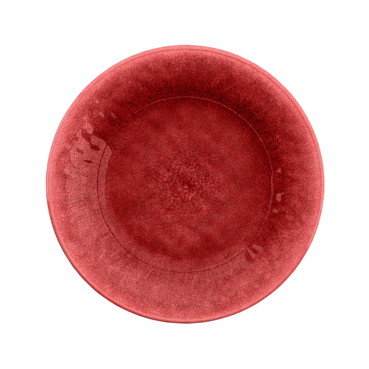 Potters Reactive Glaze Red Melamine Dinnerware Set