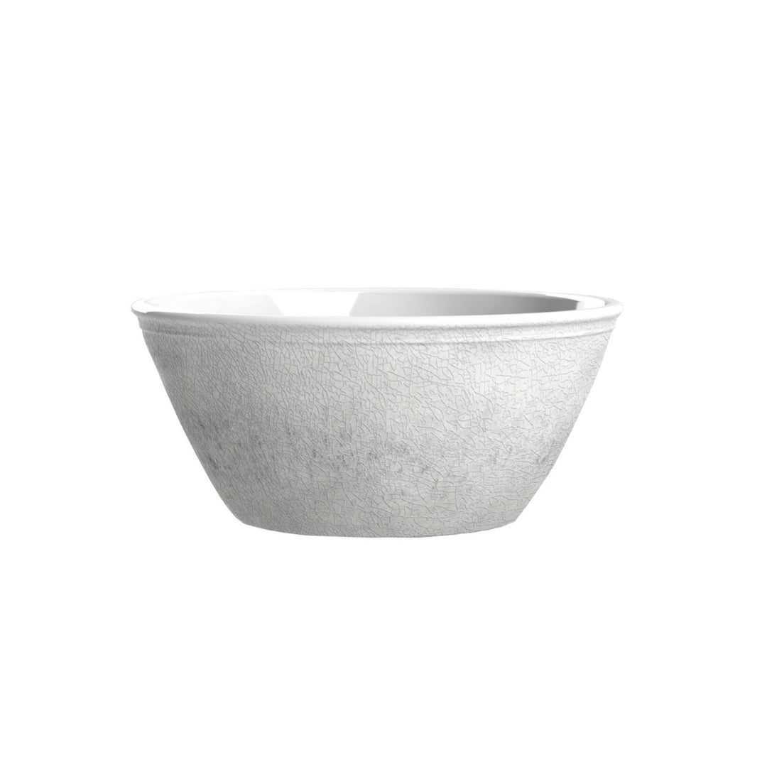 Potters Reactive Glaze White Melamine Dinnerware Set