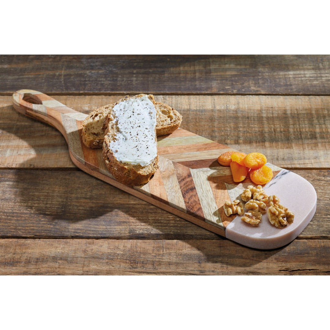 Serenity Mango Wood & Marble Paddle Board