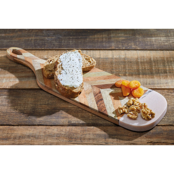 Serenity Mango Wood & Marble Paddle Board
