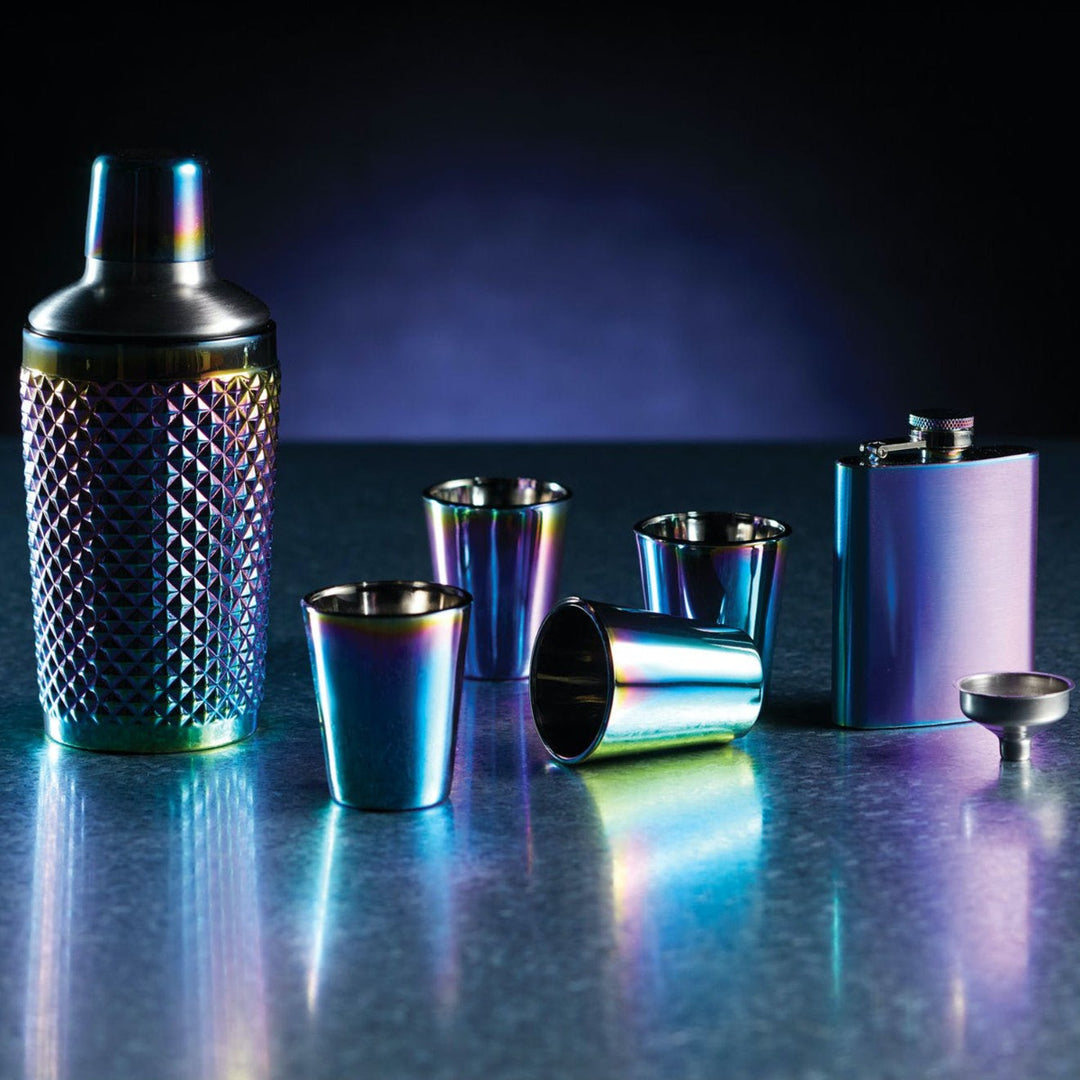BarCraft Metallic Rainbow Cocktail Shaker