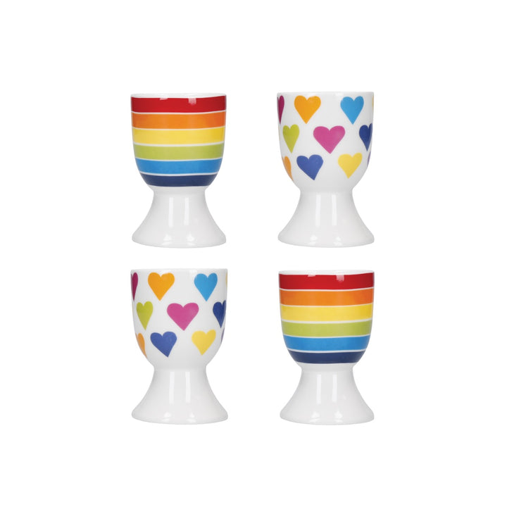 KitchenCraft Rainbow Egg Cup Set