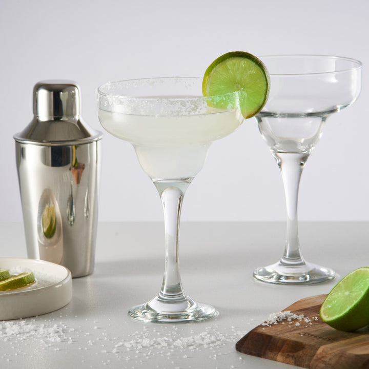  containing two margarita glasses