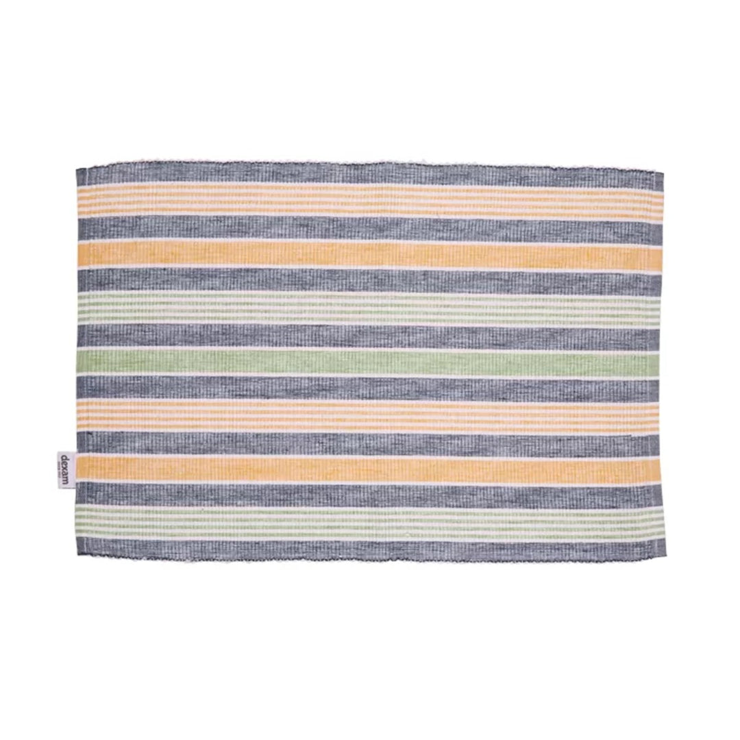 Dexam Sintra Recycled Cotton Napkin & Placemat Set - Striped