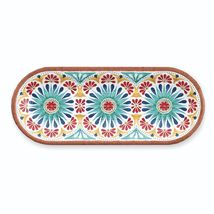 Rio Medallion Melamine Oval Appetiser Trays