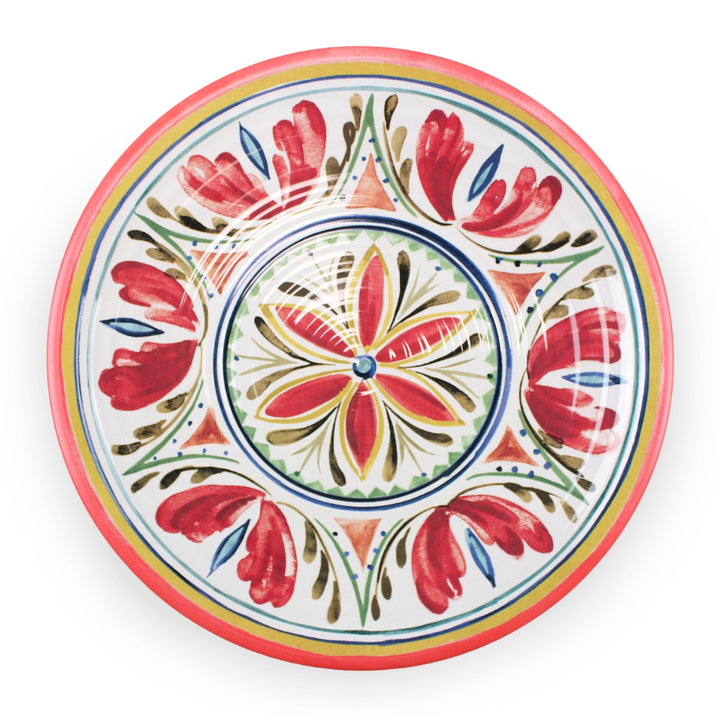 Mediterranean Melamine Platter, Oval Tray & Salad Serving Set