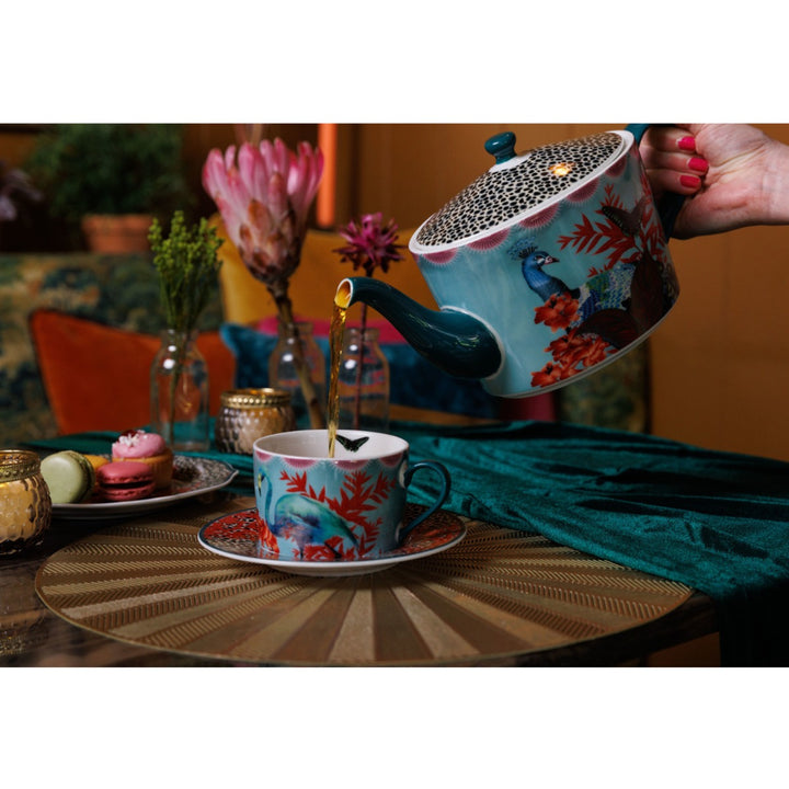 Mikasa Sarah Arnett Tea Cup & Saucer Set