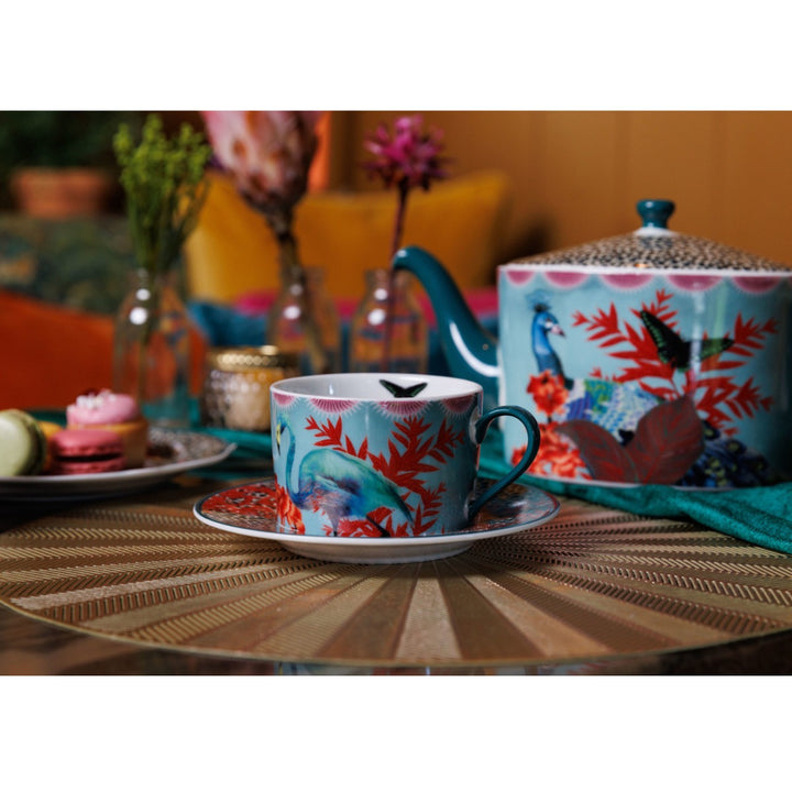 Mikasa Sarah Arnett Tea Cup & Saucer Set