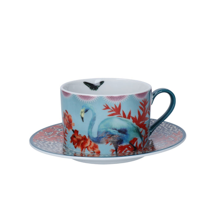 Mikasa Sarah Arnett Tea Cup & Saucer Set