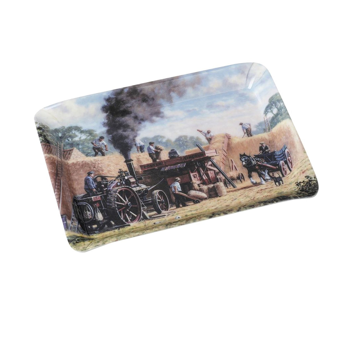 Stow Green Country Life Scatter Tray - Steam Threshing