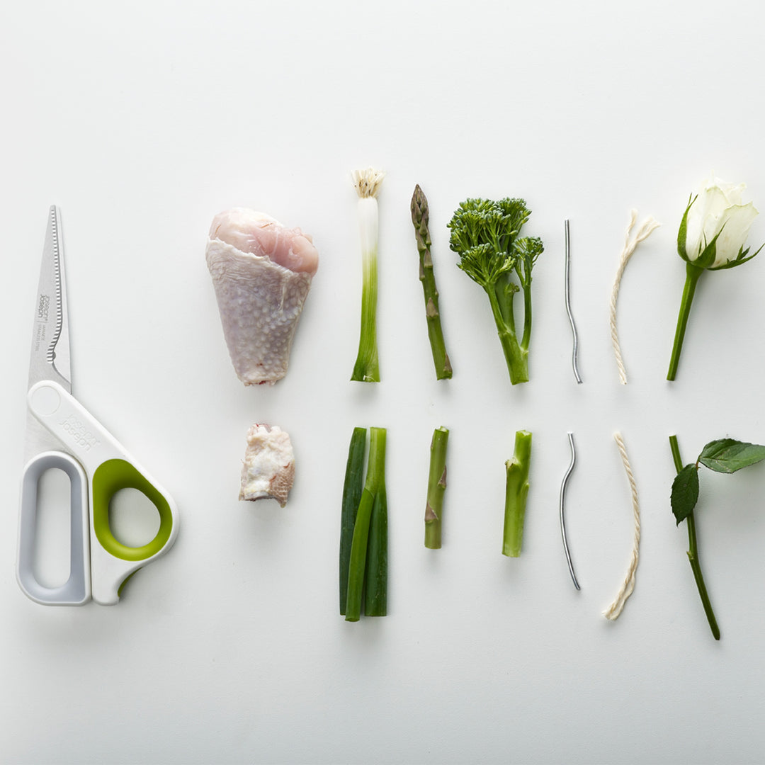 Joseph Joseph PowerGrip Kitchen Scissors for Tough Food - Cut Food Images