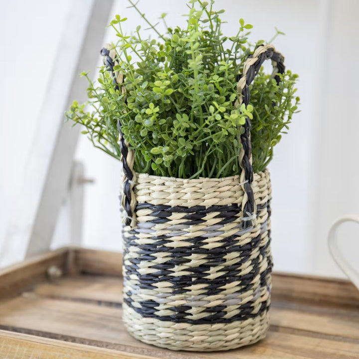 KitchenCraft Seagrass Planter with Handles