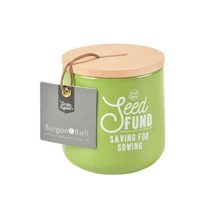 Burgon & Ball Seed Fund Money Box - Gooseberry