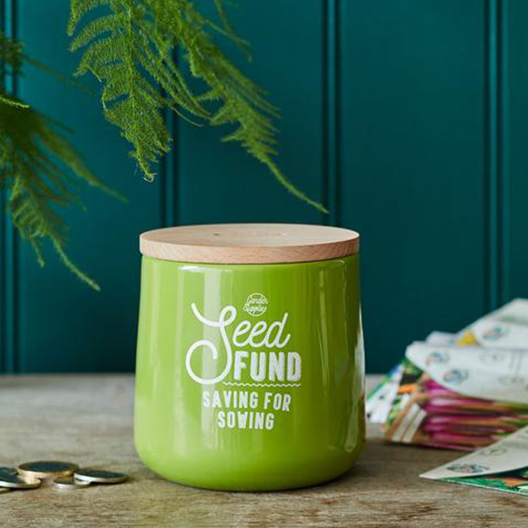 Burgon & Ball Seed Fund Money Box - Gooseberry