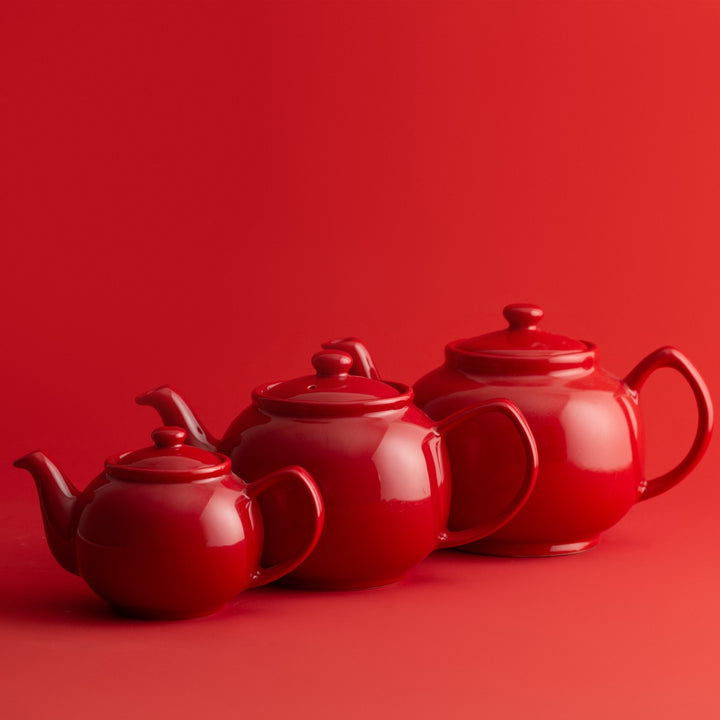 Price & Kensington Glossy Red Teapot - 10 Cup
