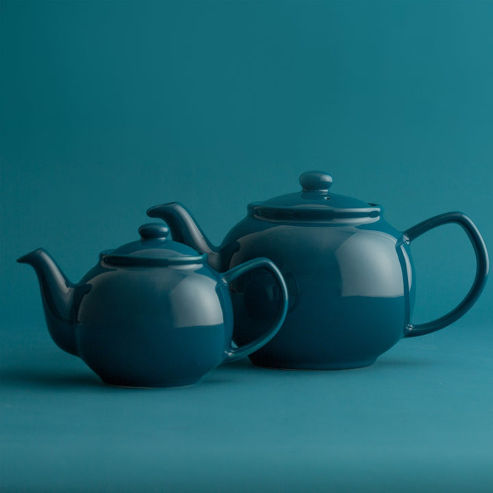 Price & Kensington Glossy Teal Blue Teapot - 2 Cup