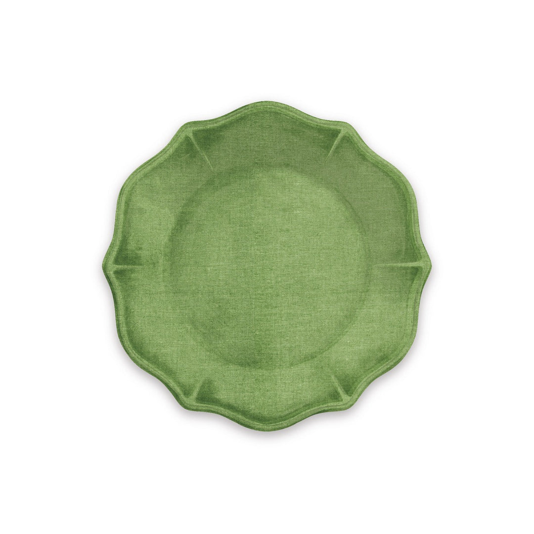 Amazon Green & Floral Melamine Dinnerware Set