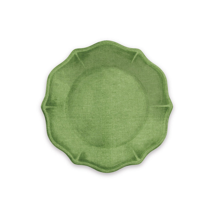 Amazon Green & Floral Melamine Dinnerware Set