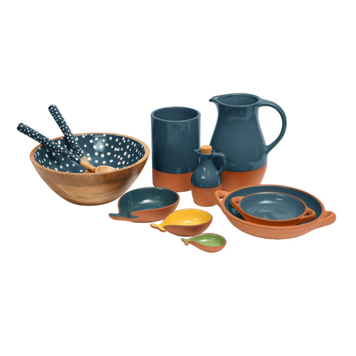 Dexam Sintra Terracotta Wine Cooler - Ink Blue
