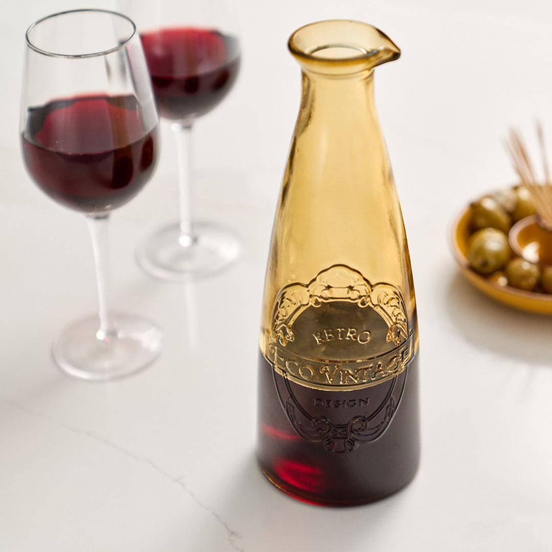 Dexam Sintra Recycled Glass Drinks Carafe - Ochre