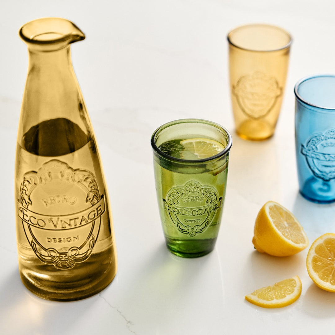 Dexam Sintra Recycled Glass Drinks Carafe - Ochre
