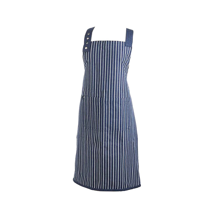 Stow Green Smithfield Blue Butchers Stripe Apron