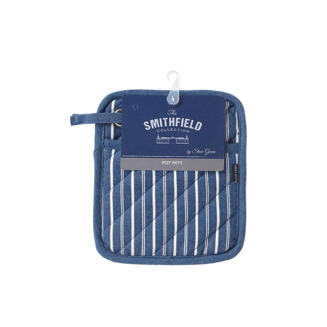 Stow Green Smithfield Blue Butchers Stripe Pot Grab