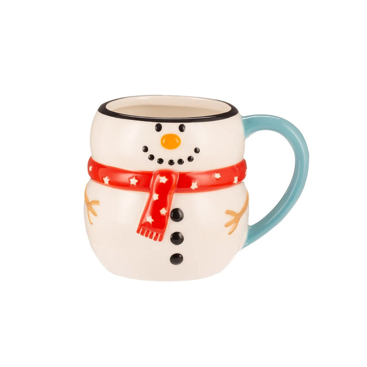 Price & Kensington Hand Painted Ceramic Snowman Mug