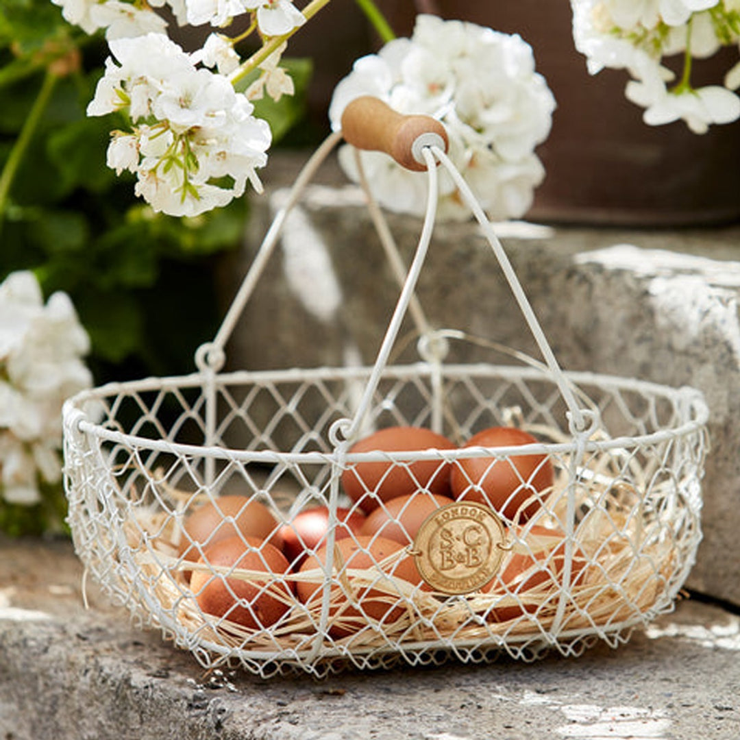 Burgon & Ball Sophie Conran Buttermilk Basket - Small