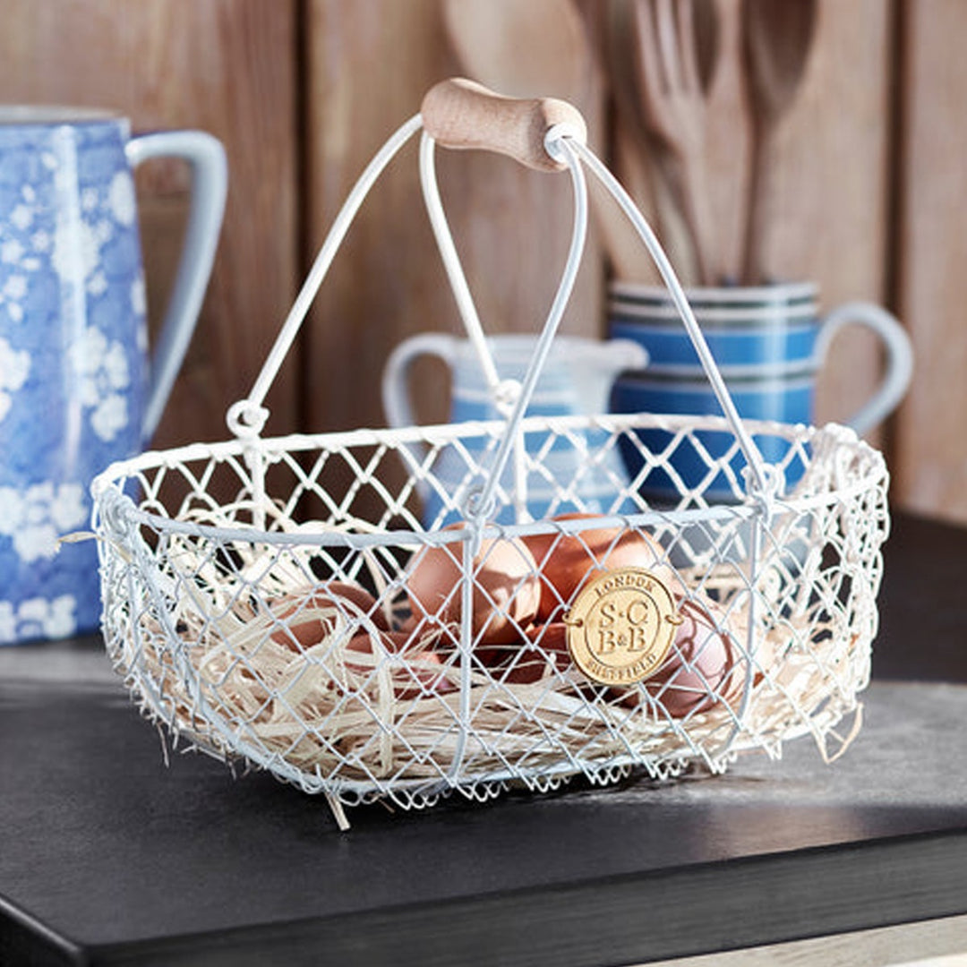 Burgon & Ball Sophie Conran Buttermilk Basket - Small