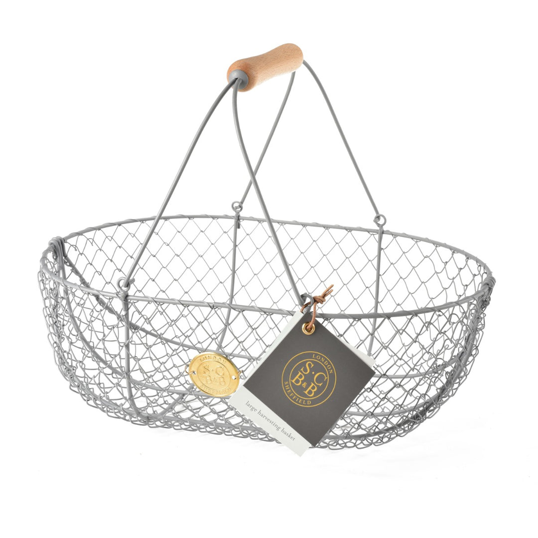 Burgon & Ball Sophie Conran Grey Basket - Large