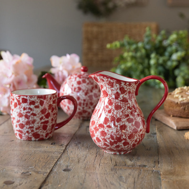 London Pottery Splash Red Small Jug