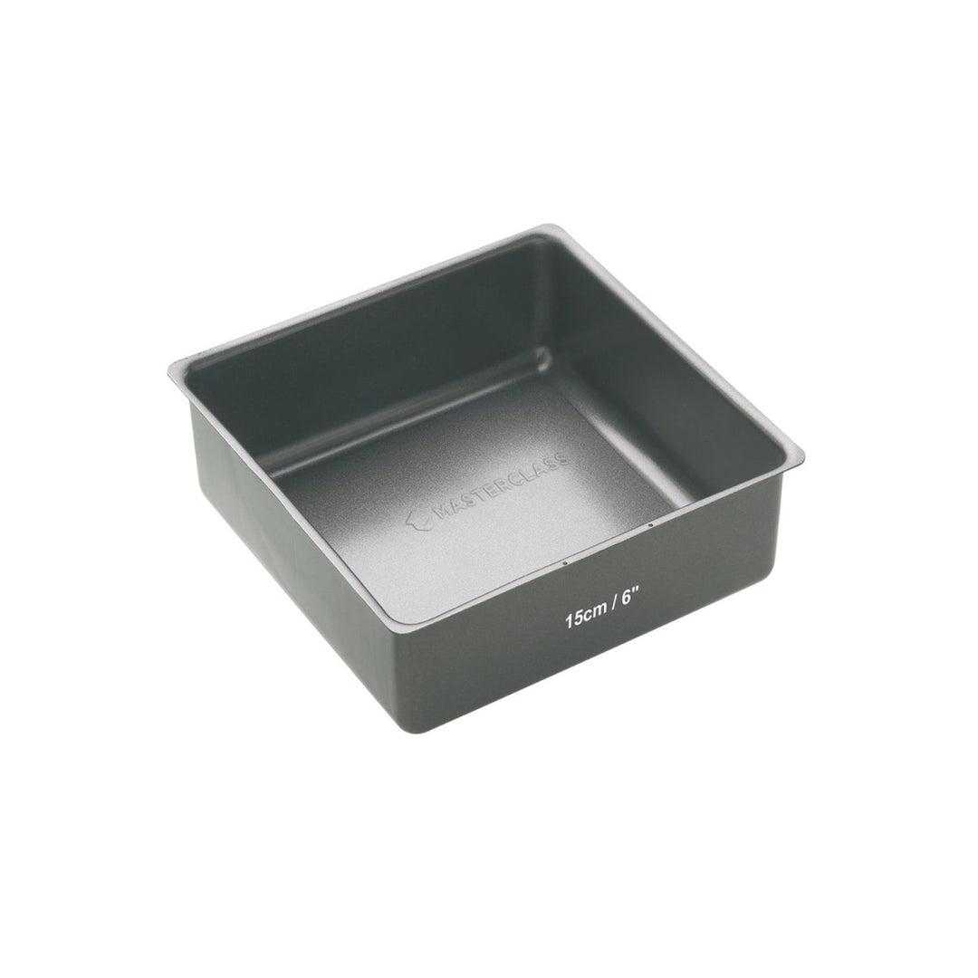 MasterClass Non-Stick Loose Base Deep Square Cake Pan - 6 Sizes