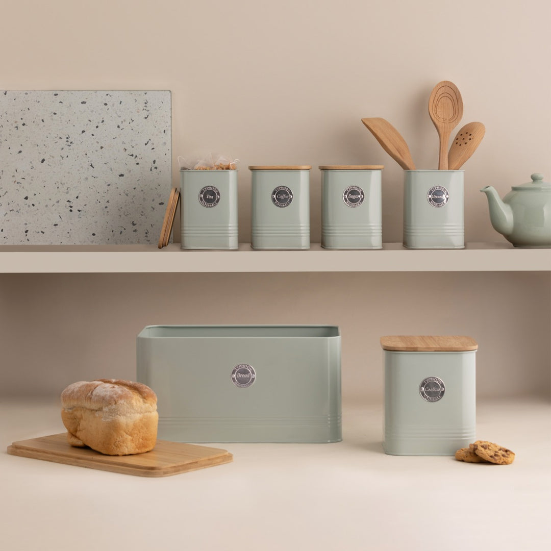 Typhoon Living Squircle Mint Green Tea Canister