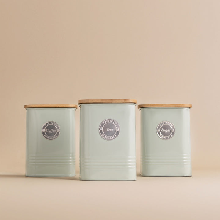Typhoon Living Squircle Mint Green Tea Canister