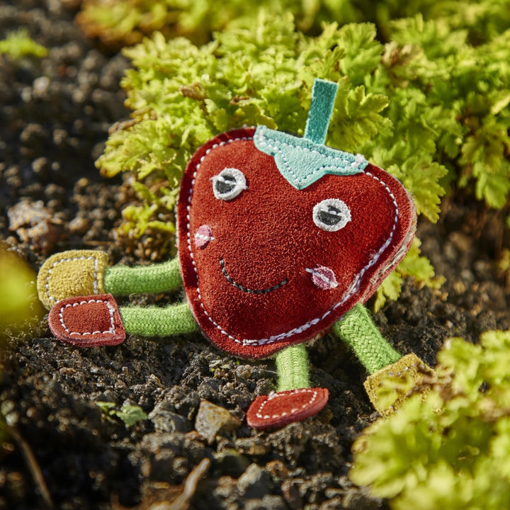 Green & Wilds Eco Dog Toy - Steve the Strawberry