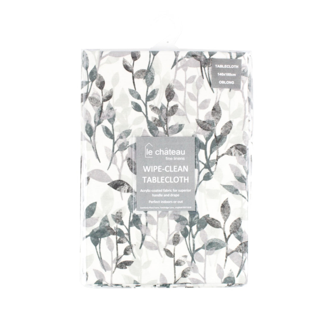 Le Chateau Wipe Clean Tablecloth - Grey Botany
