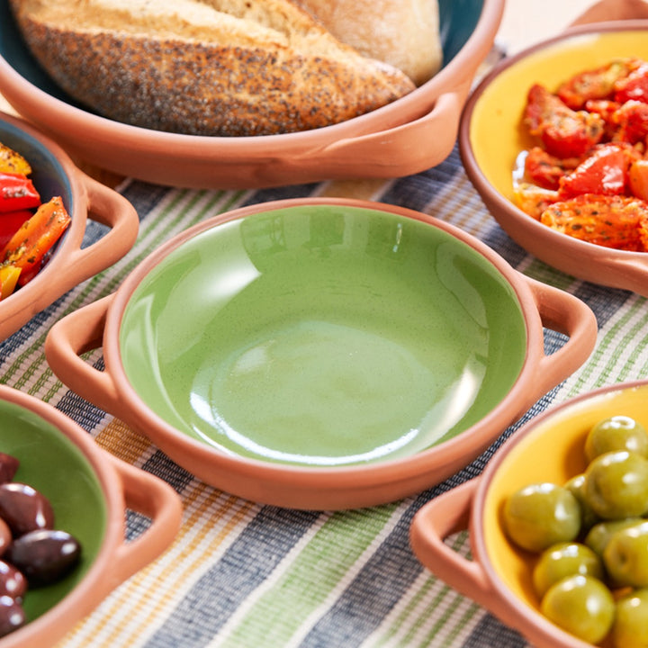 Dexam Sintra Terracotta Small Tapas Dish - Green