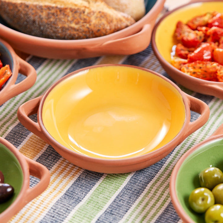 Dexam Sintra Terracotta Large Tapas Dish - Ochre