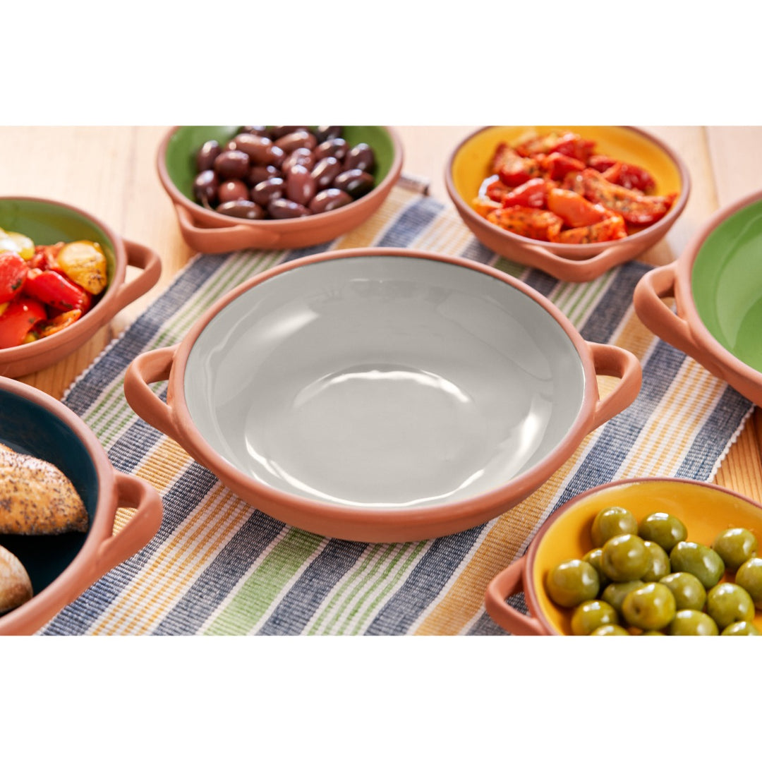 Dexam Sintra Terracotta Large Tapas Dish - Stone