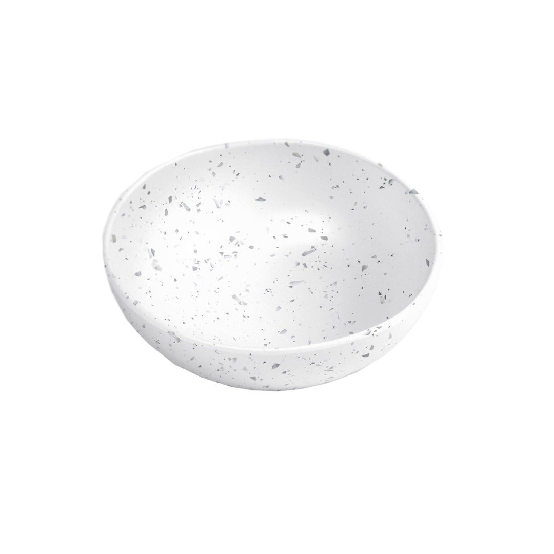 White Terrazzo Melamine Dinnerware Set