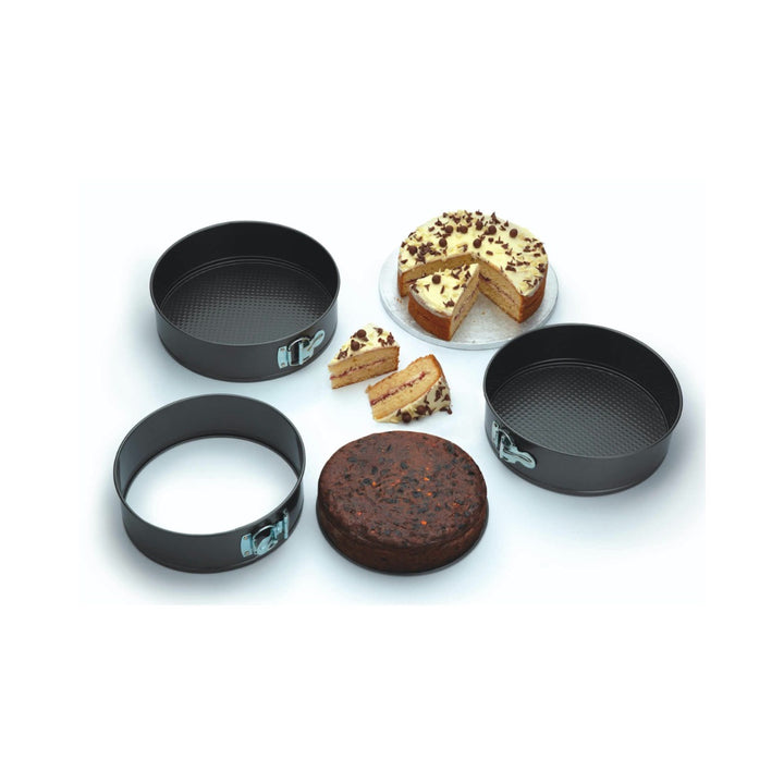 KitchenCraft Non-Stick Spring Form Cake Tin Set
