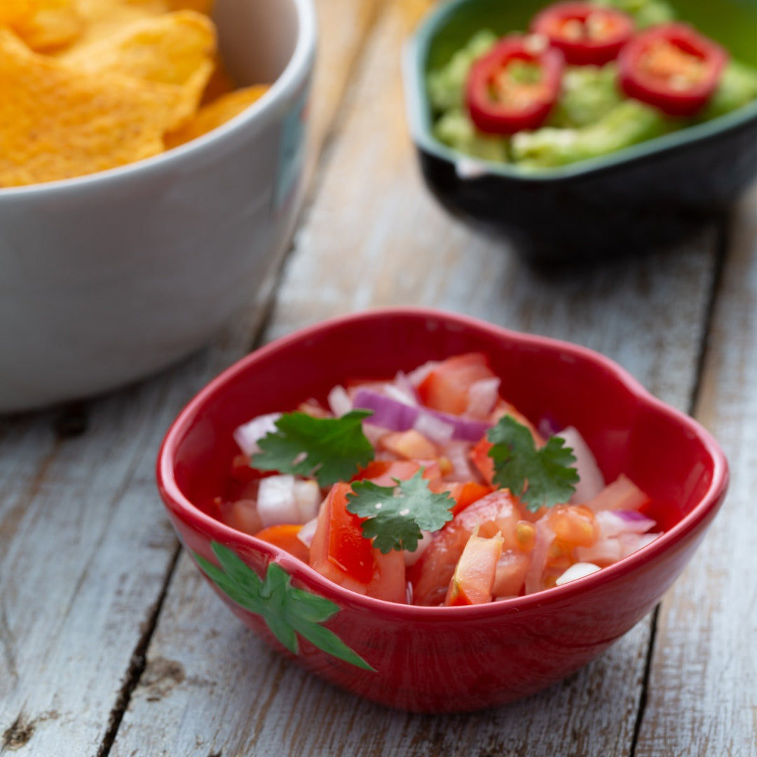 Typhoon World Foods Tomato Ceramic Dipping Bowl
