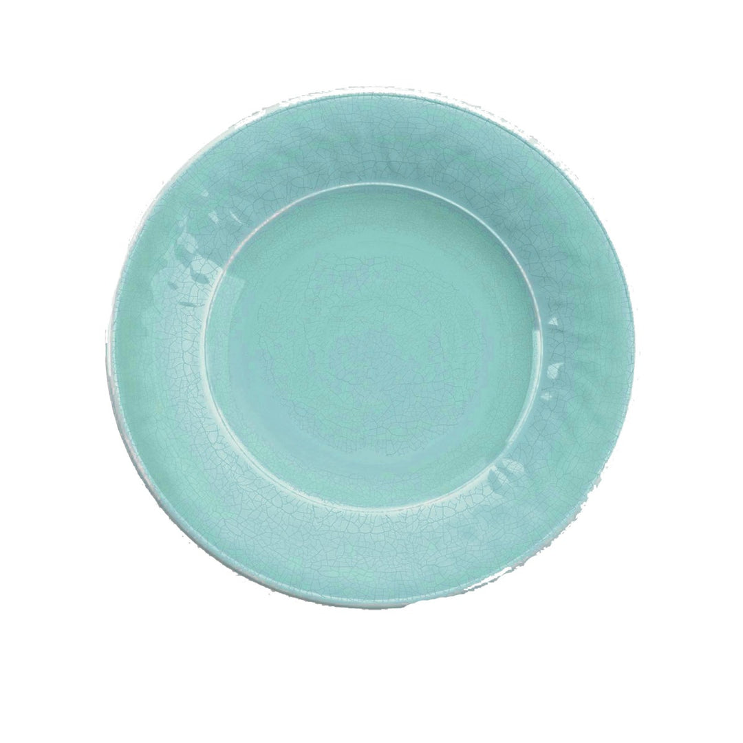 Crackle Turquoise Melamine Dinnerware Set