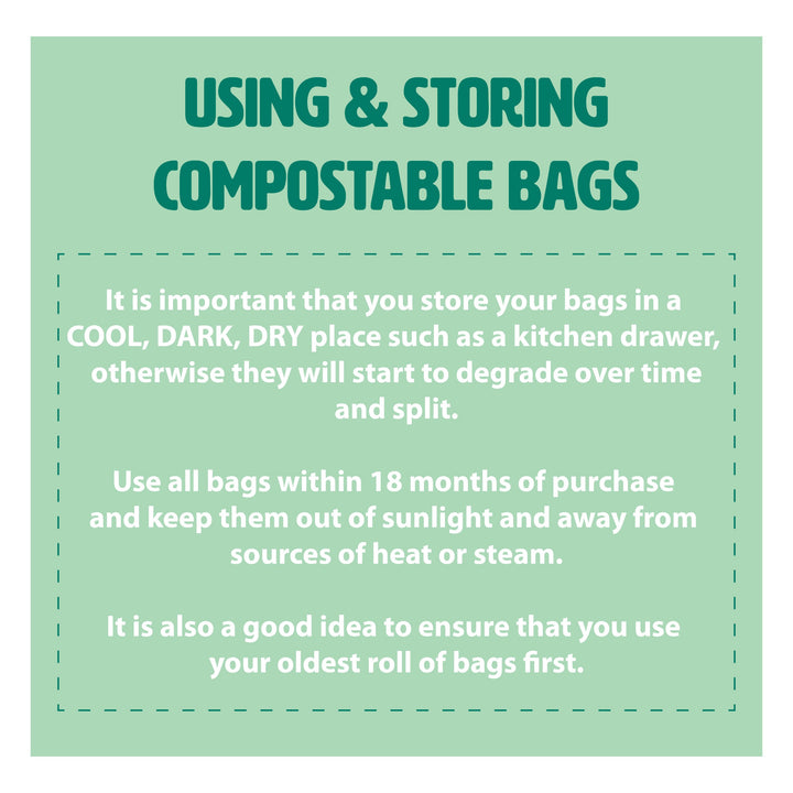Addis 7L Compostable Kitchen Caddy Liners