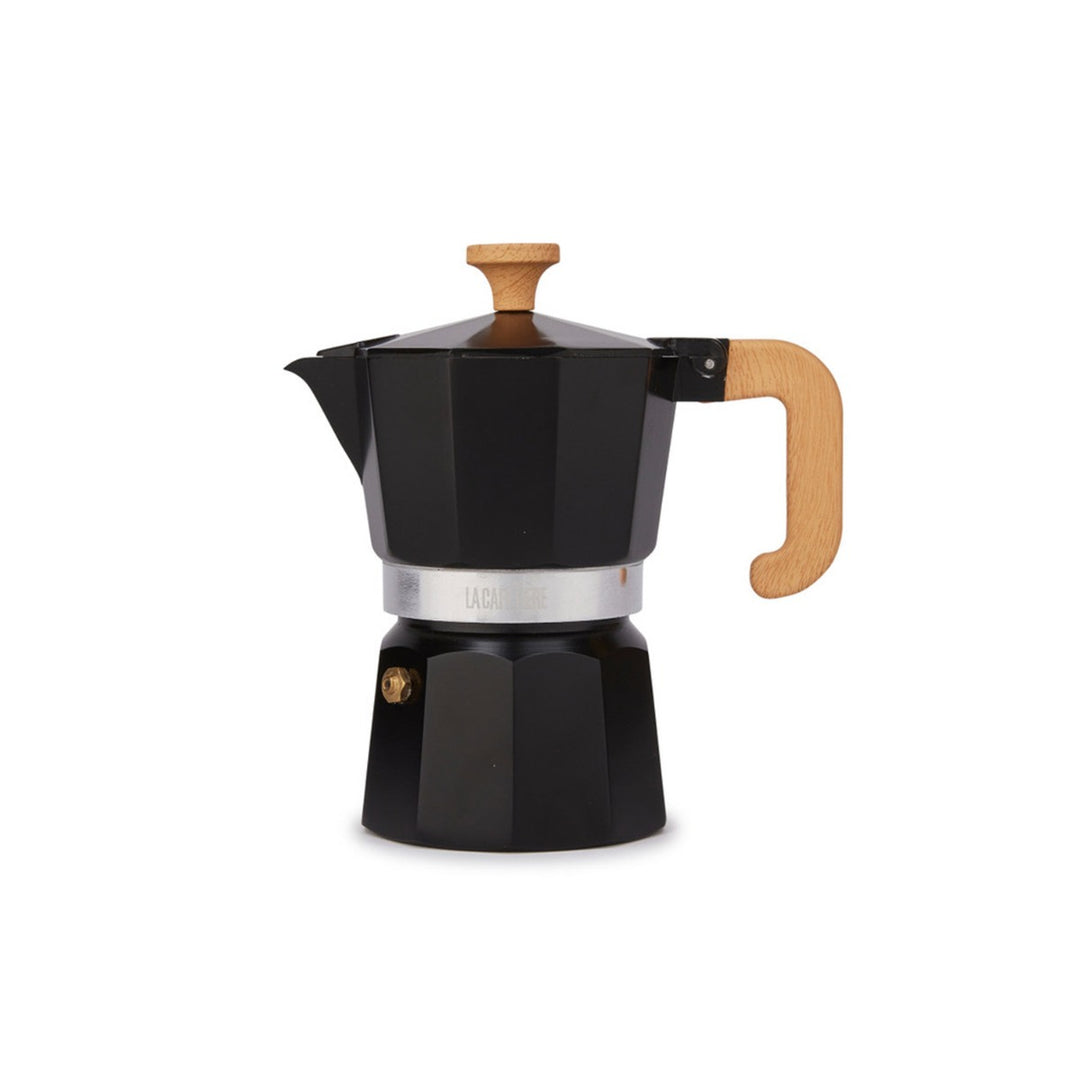 La Cafetiére Venice Black Espresso Maker - 3 Cup
