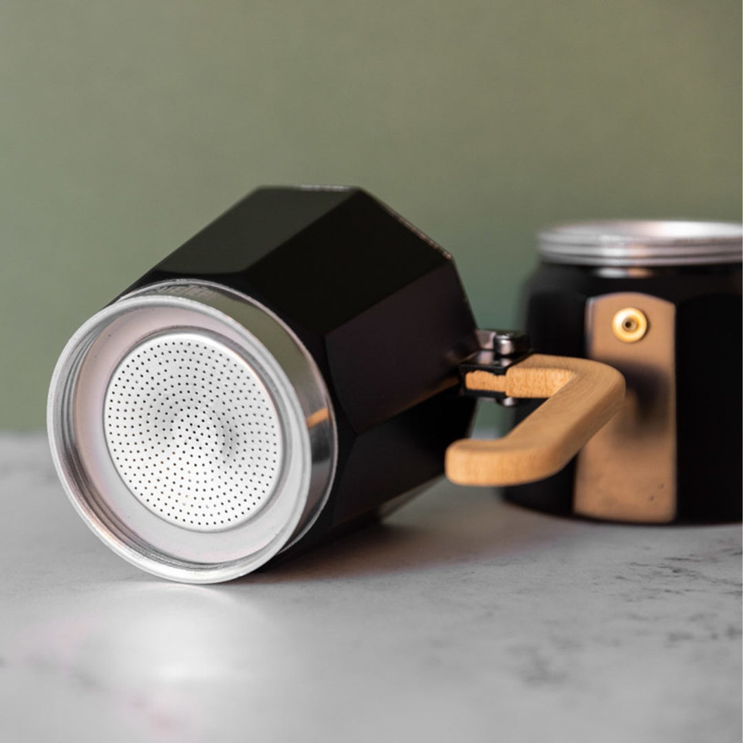 La Cafetiére Venice Black Espresso Maker - 3 Cup