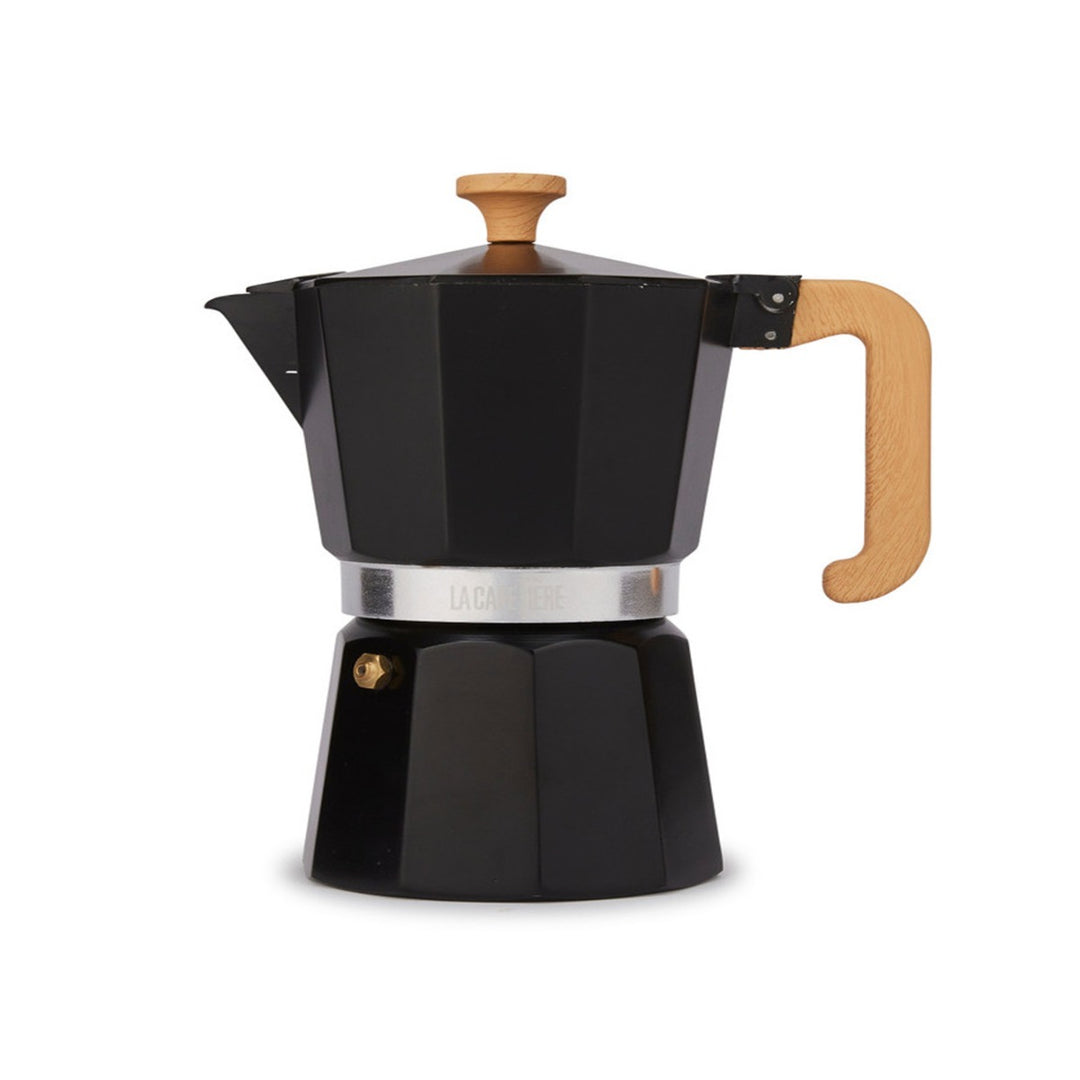 La Cafetiére Venice Black Espresso Maker - 6 Cup