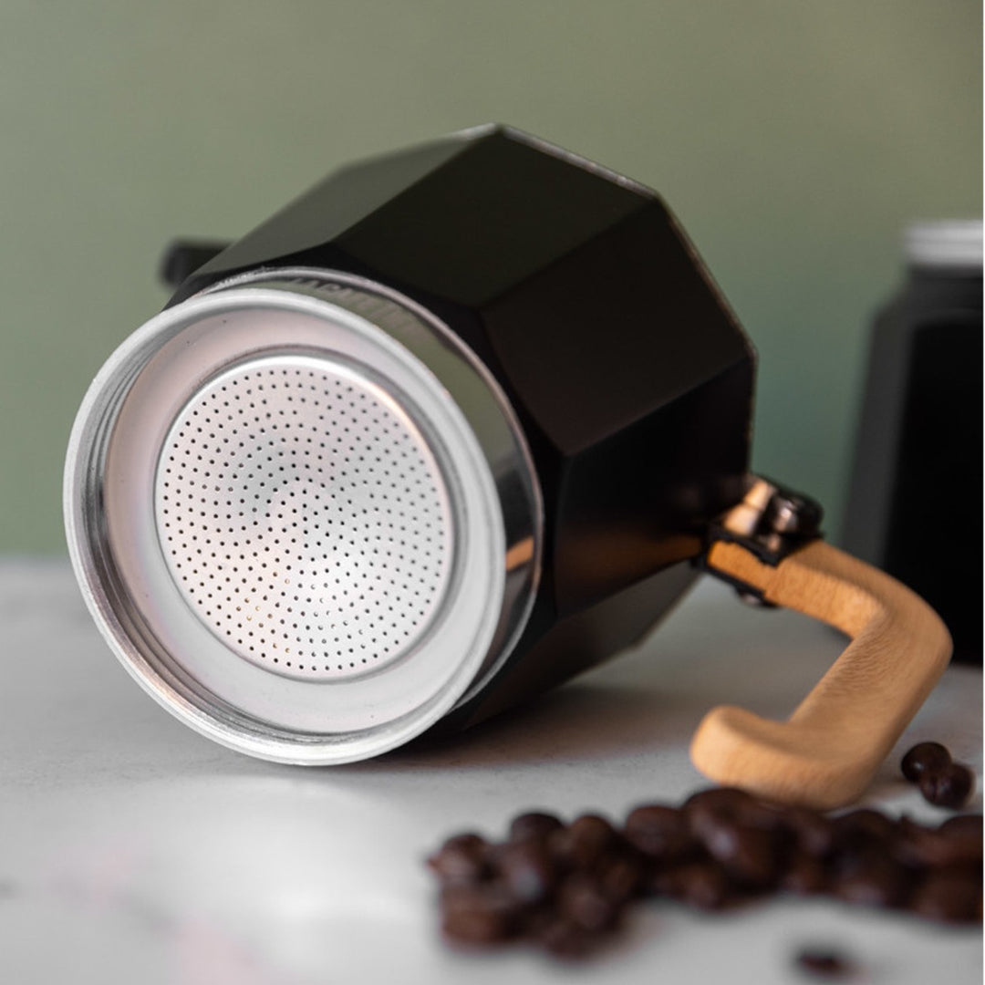 La Cafetiére Venice Black Espresso Maker - 6 Cup