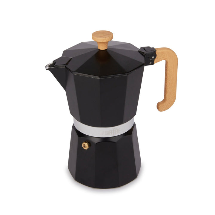 La Cafetiére Venice Black Espresso Maker - 6 Cup